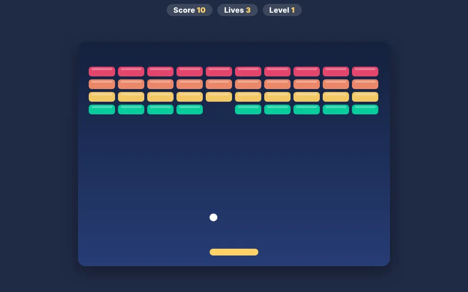 Brick Breaker – free online game for kids