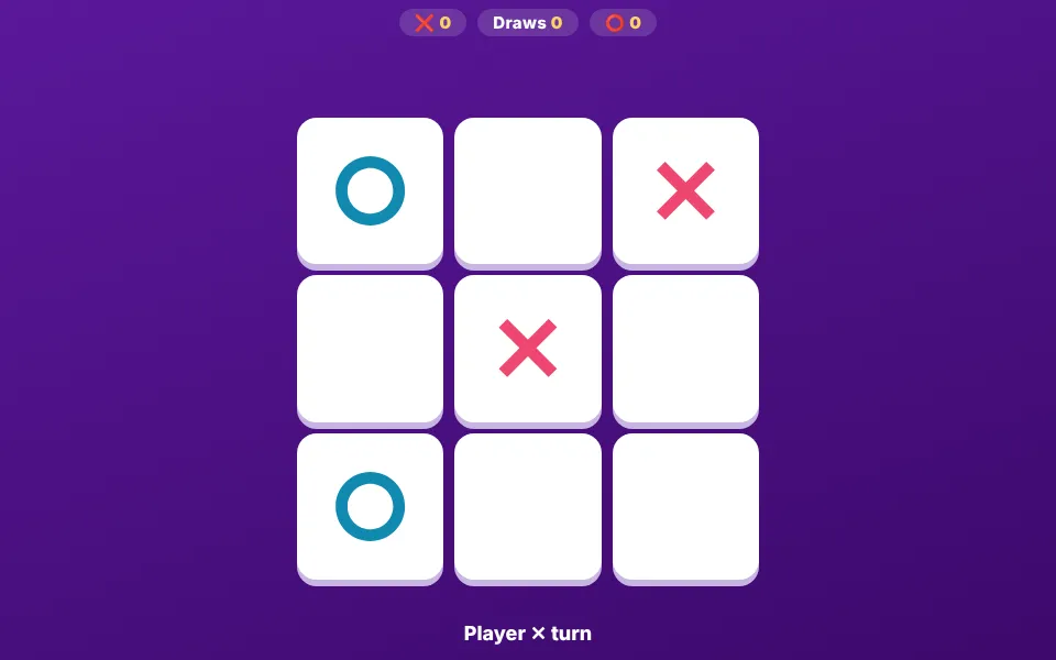 Tic Tac Toe – free online game for kids