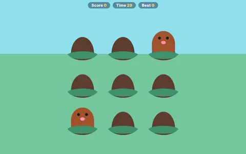 Whack-a-Mole – free unblocked game